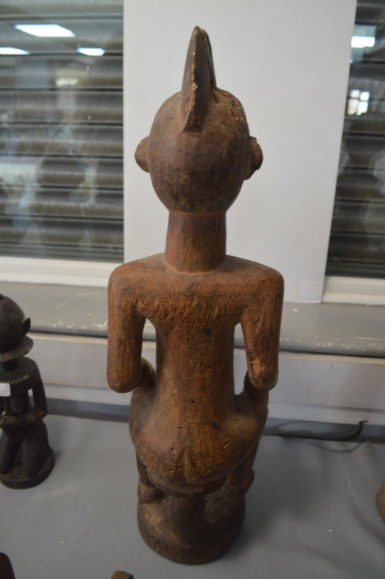 Baule African Tribal Carved Wooden Fertility Figure - Image 3 of 4