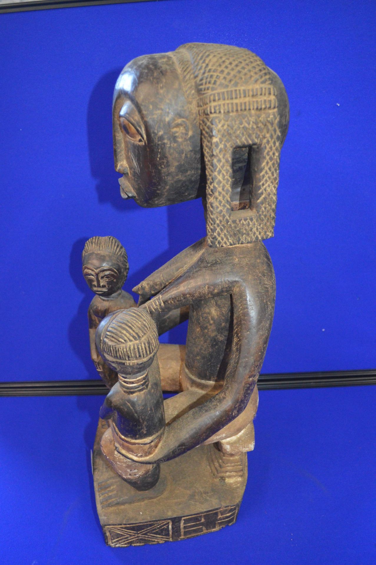 Baule Carved Tribal Fertility Figure - Image 2 of 4