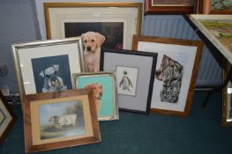 Six Animal Pictures and Prints
