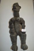 Bangwa Queen Carved Wooden Tribal Figure