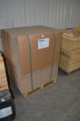 *Pallet of 90 Corrugated Cardboard Boxes 430x430x350mm