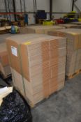 *Pallet of 90 Corrugated Cardboard Boxes 430x430x350mm