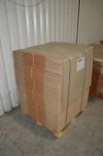 *Pallet of 90 Corrugated Cardboard Boxes 430x430x350mm