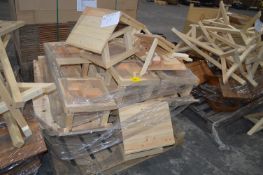 *Pallet of Assorted Partly Constructed Bird Tables