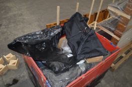 *Stillage of Assorted Returned Goods to Include Wheeled Holdalls