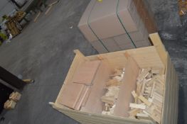 *Pallet of Assorted Machined Timber and Plywood Squares