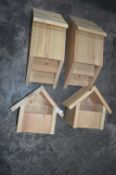 *Four Assorted Bird Boxes