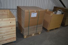 *Pallet of 90 Corrugated Cardboard Boxes 430x430x350mm