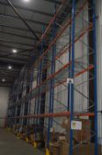 *Thirteen Bays of Medium Duty Pallet Racking Comprising: Fourteen 9m Uprights, with Four 2.7m