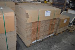 *Pallet of 180 Corrugated Cardboard Boxes 530x360x275mm