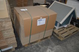 *Pallet of 65 Corrugated Cardboard Boxes 430x430x350mm