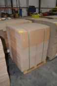 *Pallet of 90 Corrugated Cardboard Boxes 430x430x350mm