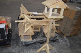 *Six Softwood Bird Tables