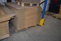 *Part Pallet of Large Corrugated Cardboard Boxes