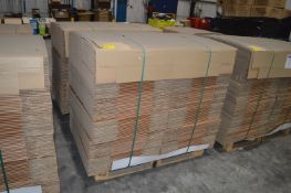 *Pallet of 180 Corrugated Cardboard Boxes 530x360x275mm