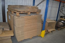 *Two Part Pallets of Assorted Corrugated Cardboard Boxes