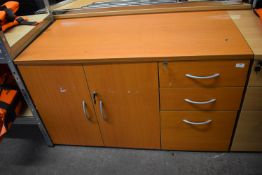 *Two Door Three Drawer Cabinet with Keys