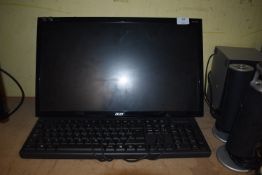 *Acer Monitor with Keyboard