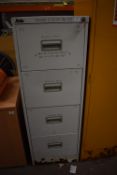 *Silverline Four Drawer Filing Cabinet with Key