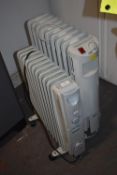 *Two Oil Filled Electric Convection Heaters