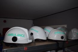 *Six Ambulance Helmets