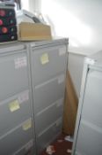 *Four Drawer Foolscap Filing Cabinet (grey)