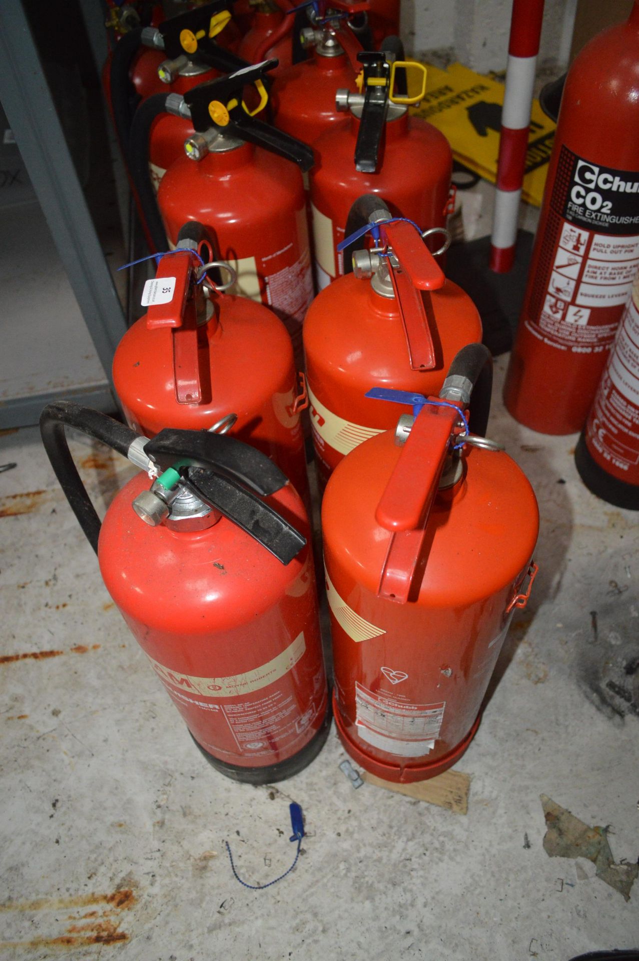 *Four Foam Fire Extinguishers