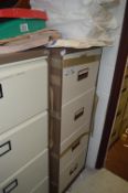 *Four Drawer Foolscap Filing Cabinet (coffee & cream)