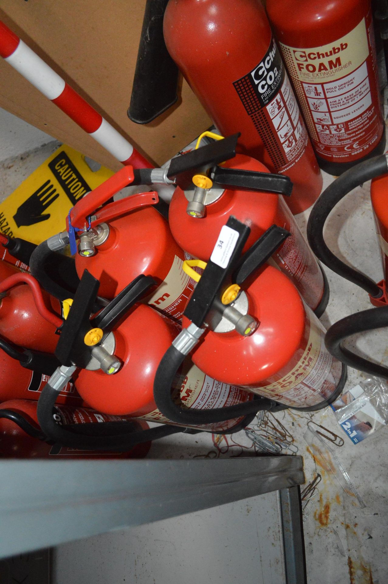 *Four Foam Fire Extinguishers