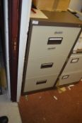 *Three Drawer Foolscap Filing Cabinet (coffee & cream)