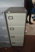 *Four Drawer Foolscap Filing Cabinet (coffee & cream)