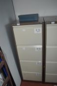 *Bisley Four Drawer Foolscap Filing Cabinet (coffee & cream)