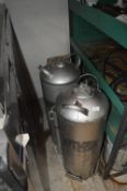 *Pair of Stainless Steel Pressure Vessels