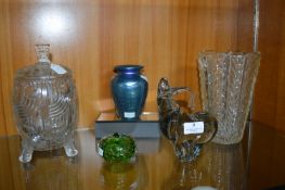 Decorative Glass Vases and Paperweights