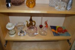 Glass Dishes, Paperweights, etc.