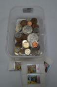 Assorted Coinage and Stamps