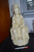 Large Pottery Buddha