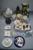 Decorative Pottery Items, Vases, etc. Including Co