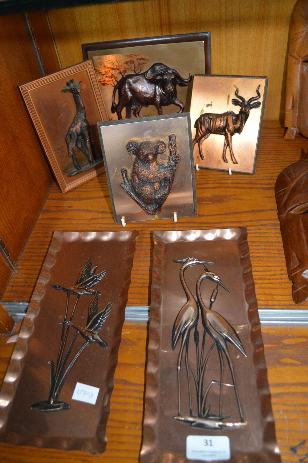 Copper Animal Pictures, etc.