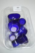 Blue Glass Salt Liners