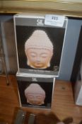 Two Buddha Heads
