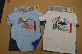 2x Eddie Bauer Child's T-Shirts 3pk Size: M 10-11
