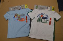 2x Eddie Bauer Child's T-Shirts 3pk Size: M 10-11