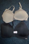 *DKNY Seamless Bras (black and grey) Size: S 2pk