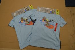 2x Eddie Bauer Child's T-Shirts 3pk Size: 10-11 Ye