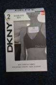 *DKNY Seamless Bras Size: M 2pk