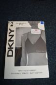 *DKNY Seamless Bras (grey, and black) Size: L 2pk