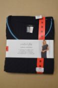 *Carole Hochman Midnight Navy Blue 2pc Pajama Set