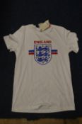 Child's England Football T-Shirt Size: M
