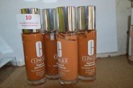 4x 30ml Bottles of Clinique Beyond Perfecting Foun